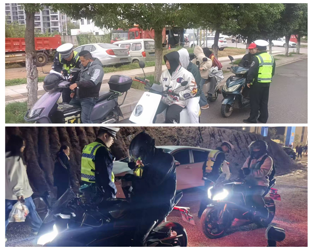 城区机动车违停高发路段集中整治 交警多措并举优化停车秩序