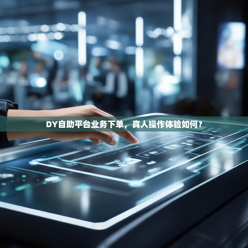 DY自助平台业务下单,真人操作体验如何?