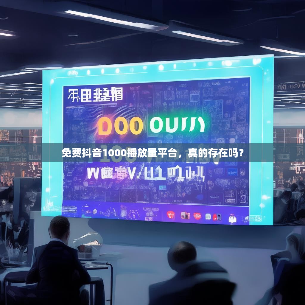 免费抖音1000播放量平台,真的存在吗?