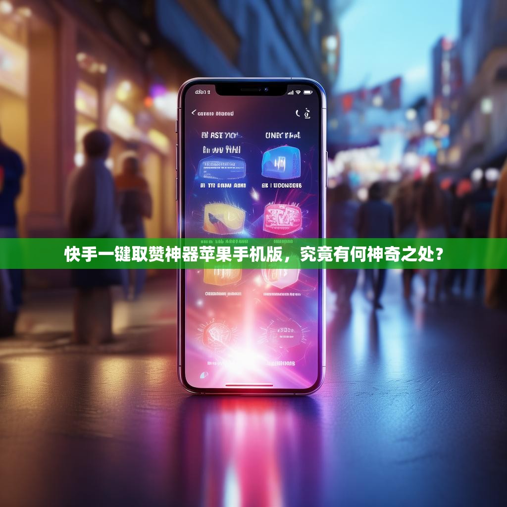 快手一键取赞神器苹果手机版,究竟有何神奇之处?