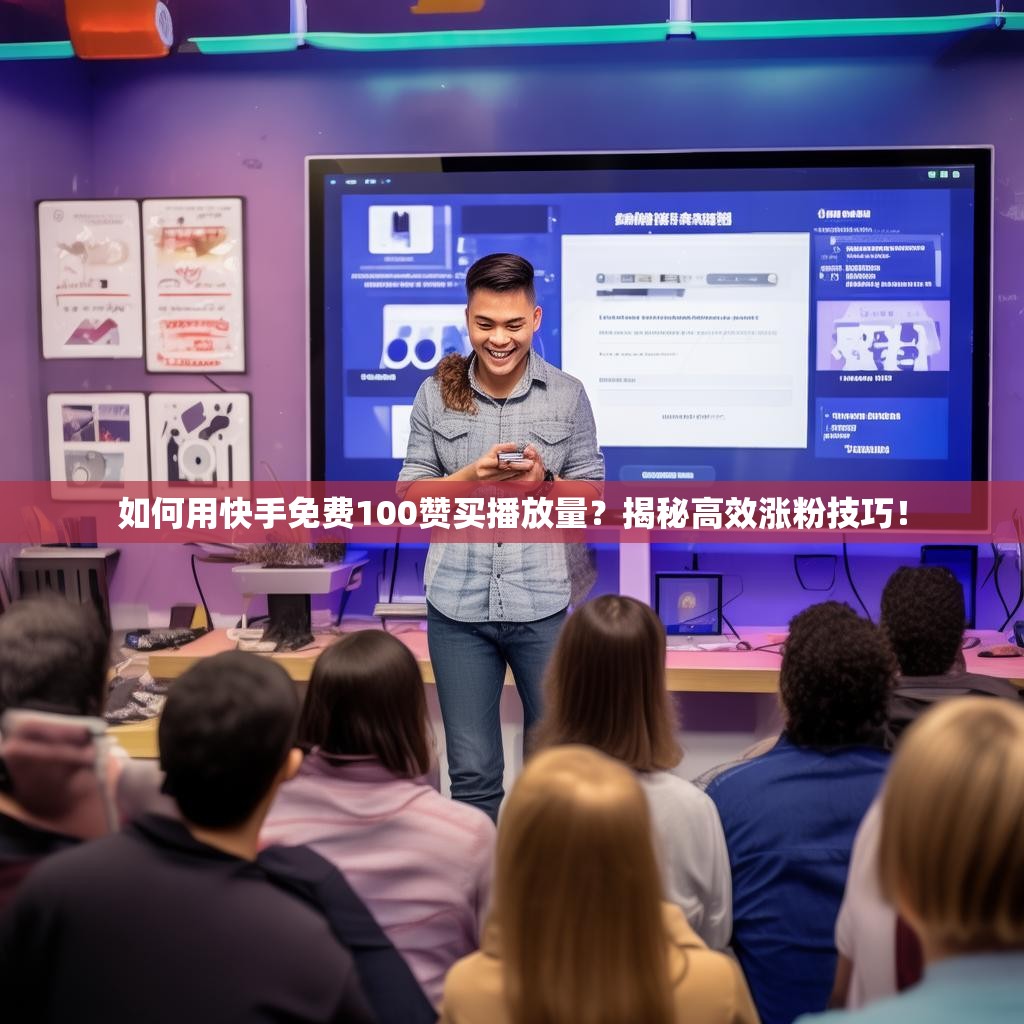 如何用快手免费100赞买播放量?揭秘高效涨粉技巧!