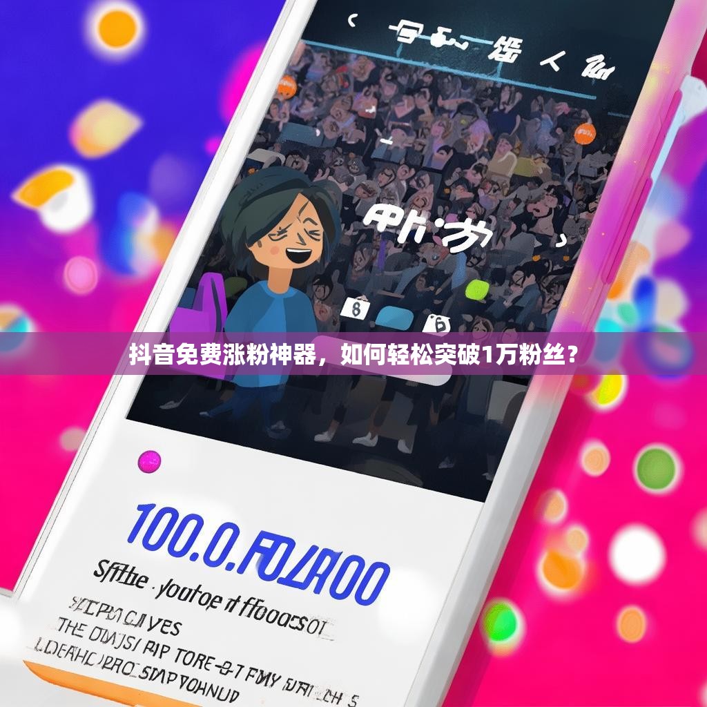 抖音免费涨粉神器,如何轻松突破1万粉丝?