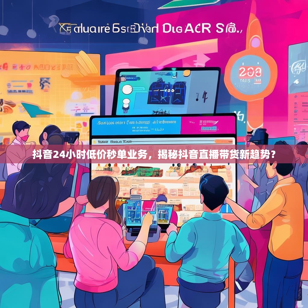 抖音24小时低价秒单业务,揭秘抖音直播带货新趋势?