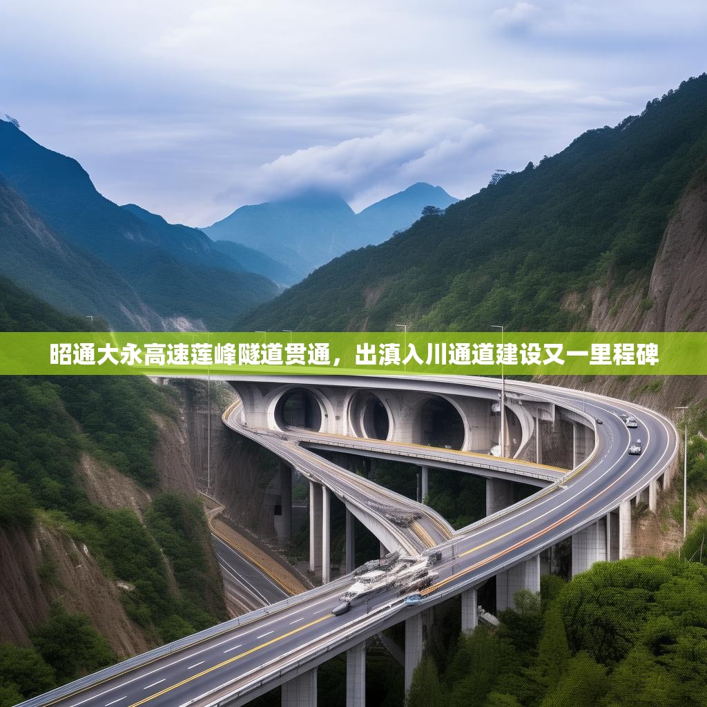 昭通大永高速莲峰隧道贯通,出滇入川通道建设又一里程碑