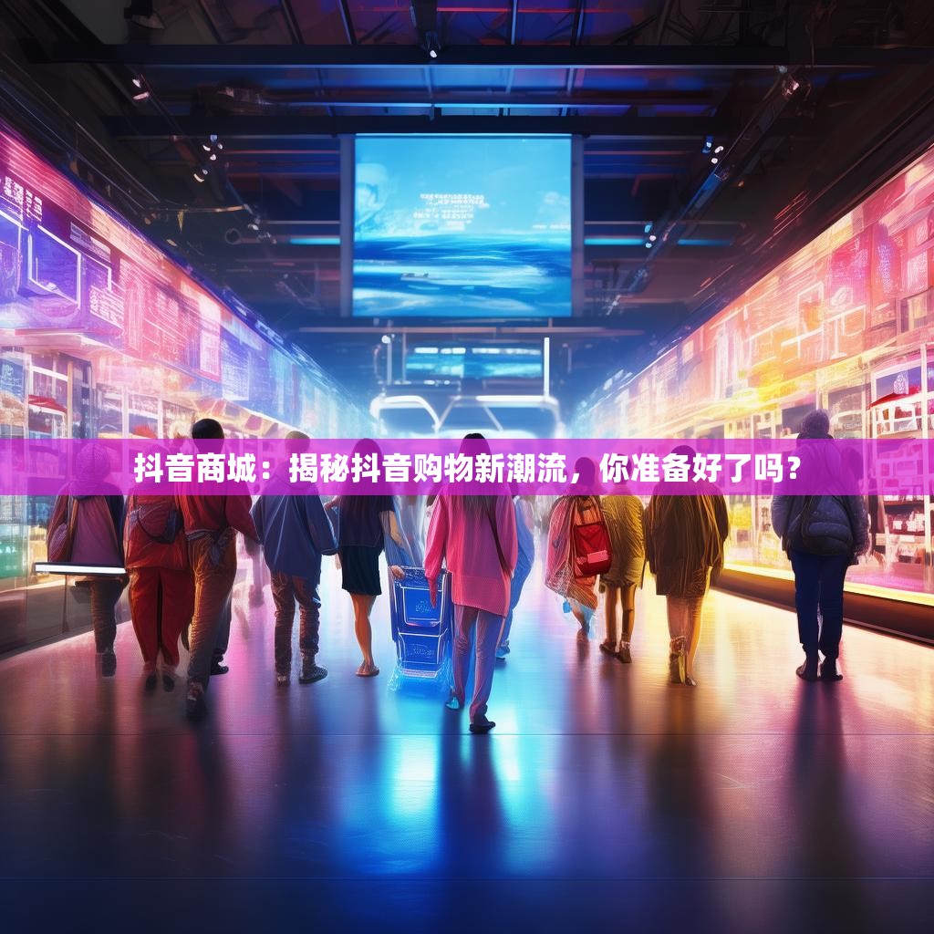 抖音商城：揭秘抖音购物新潮流，你准备好了吗？