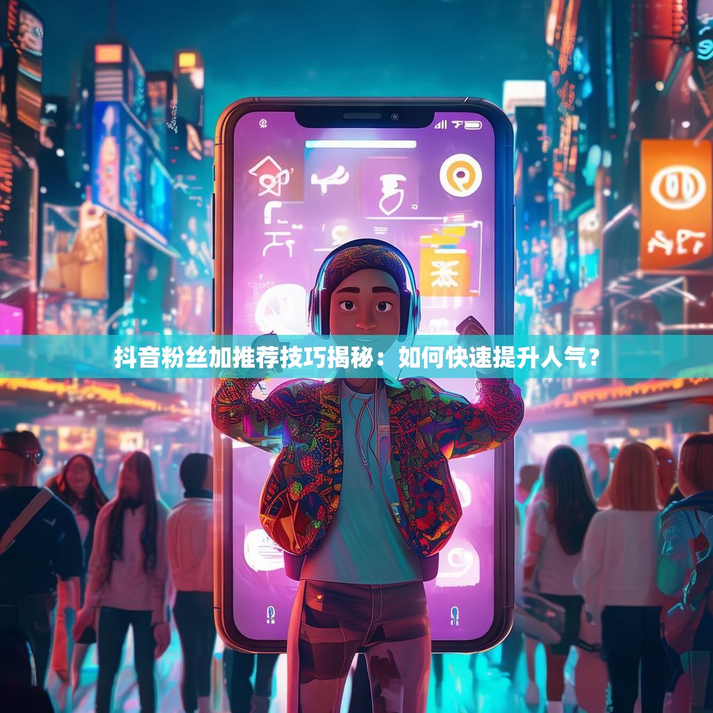 抖音粉丝加推荐技巧揭秘:如何快速提升人气?