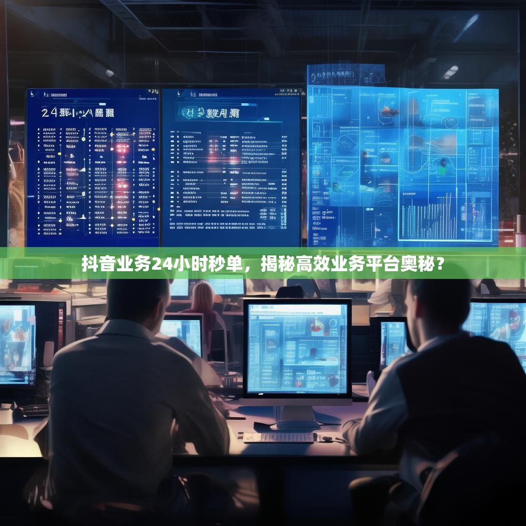 抖音业务24小时秒单，揭秘高效业务平台奥秘？