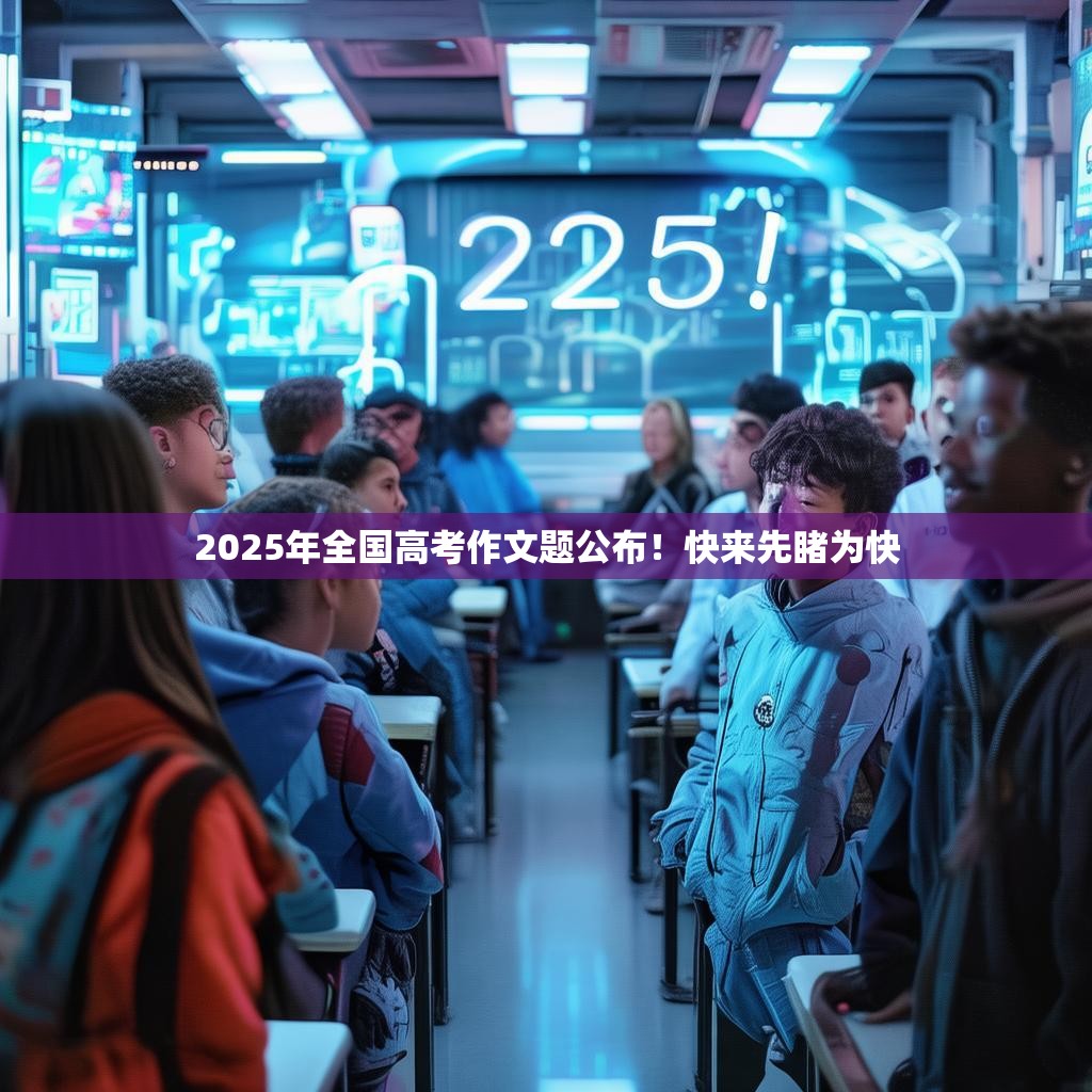 2025年全国高考作文题公布！快来先睹为快