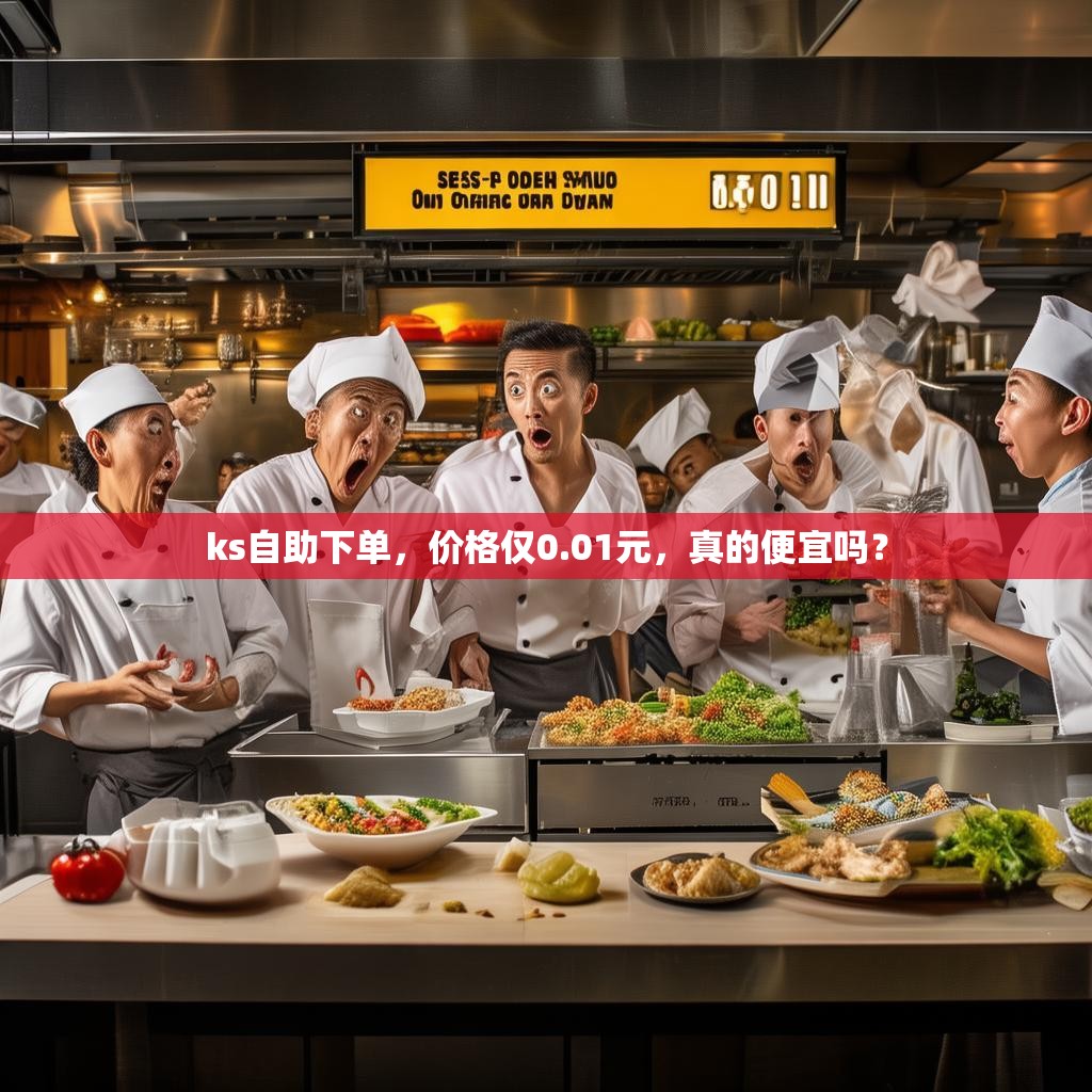 ks自助下单，价格仅0.01元，真的便宜吗？
