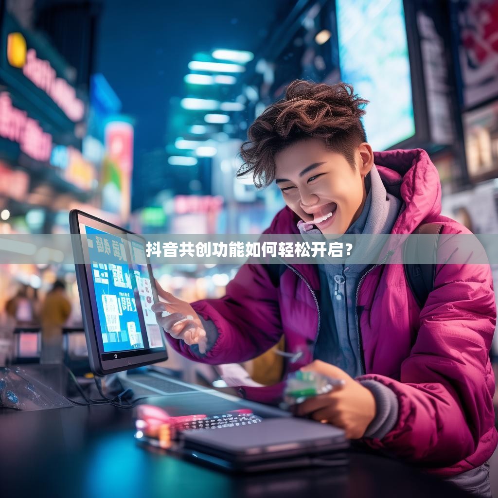 抖音共创功能如何轻松开启？