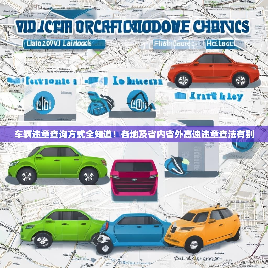 车辆违章查询方式全知道!各地及省内省外高速违章查法有别