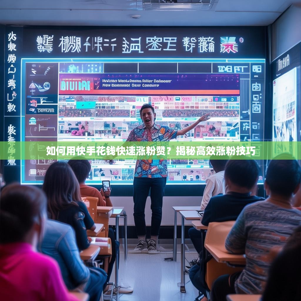 如何用快手花钱快速涨粉赞?揭秘高效涨粉技巧