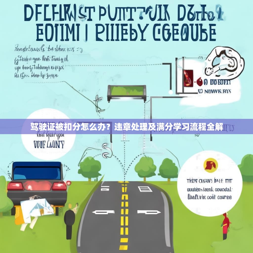 驾驶证被扣分怎么办？违章处理及满分学习流程全解