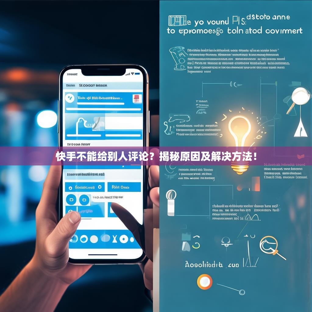 快手不能给别人评论?揭秘原因及解决方法!