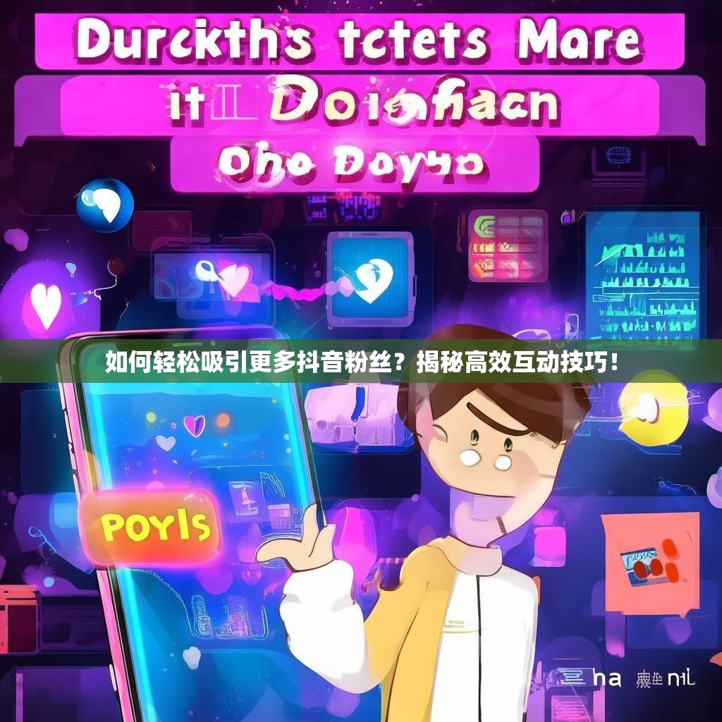 如何轻松吸引更多抖音粉丝?揭秘高效互动技巧!