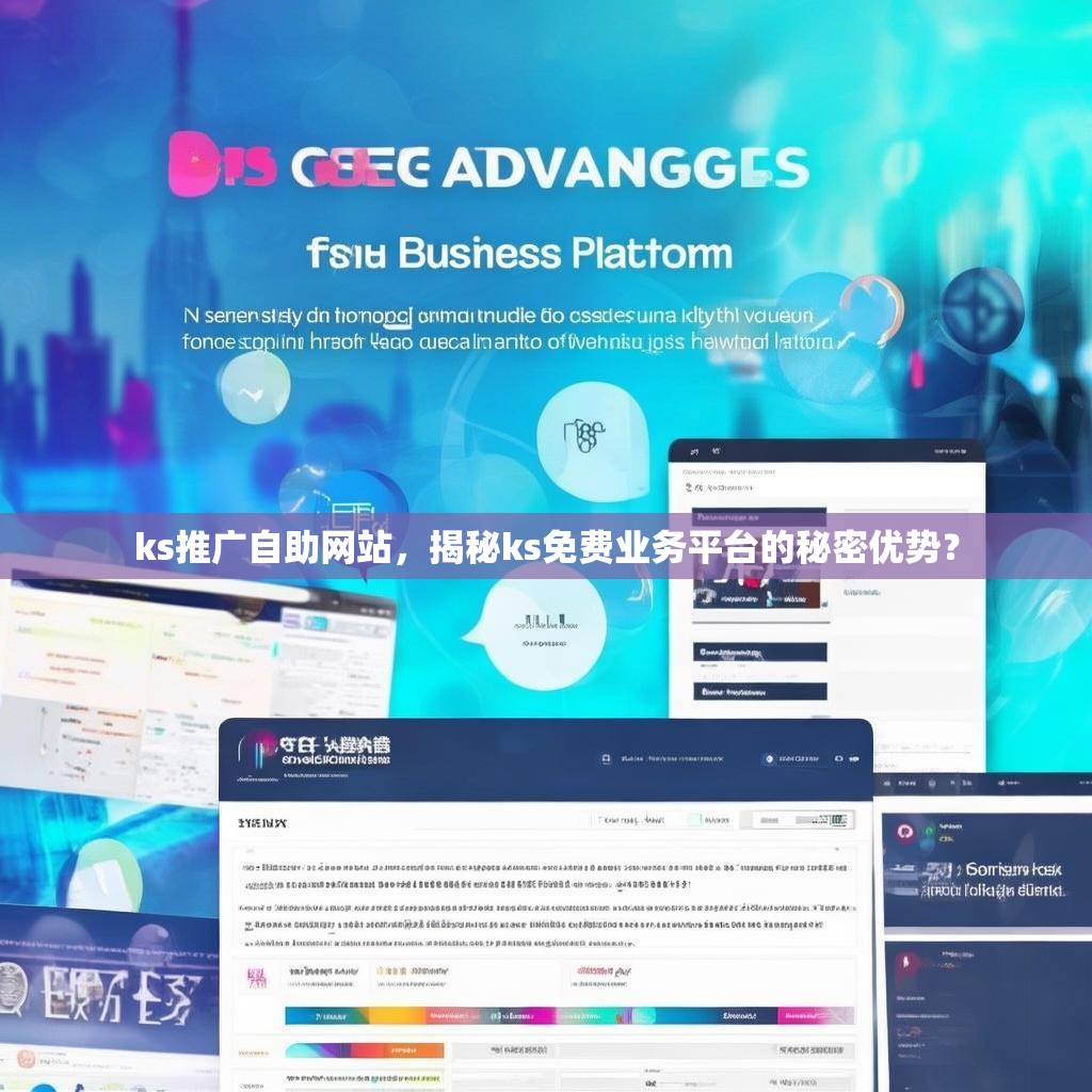 ks推广自助网站，揭秘ks免费业务平台的秘密优势？
