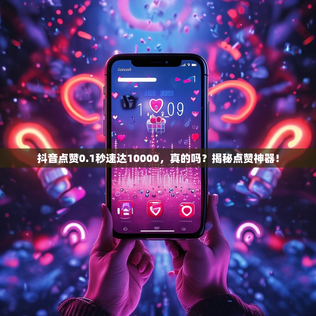 抖音点赞0.1秒速达10000，真的吗？揭秘点赞神器！