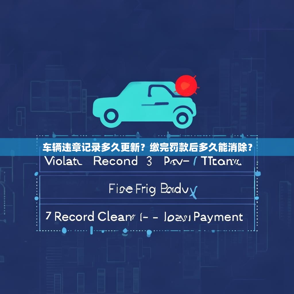 车辆违章记录多久更新？缴完罚款后多久能消除？