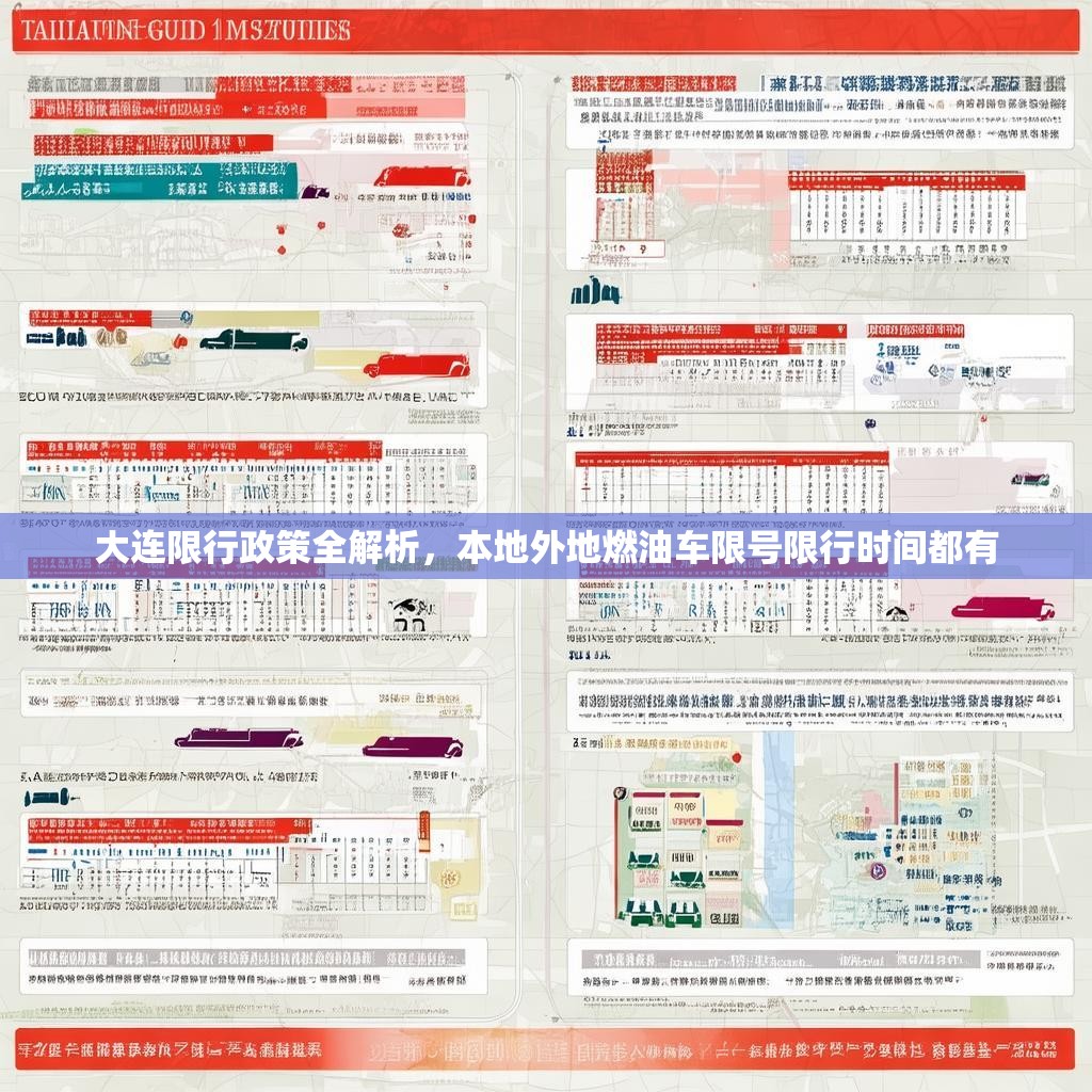 大连限行政策全解析，本地外地燃油车限号限行时间都有