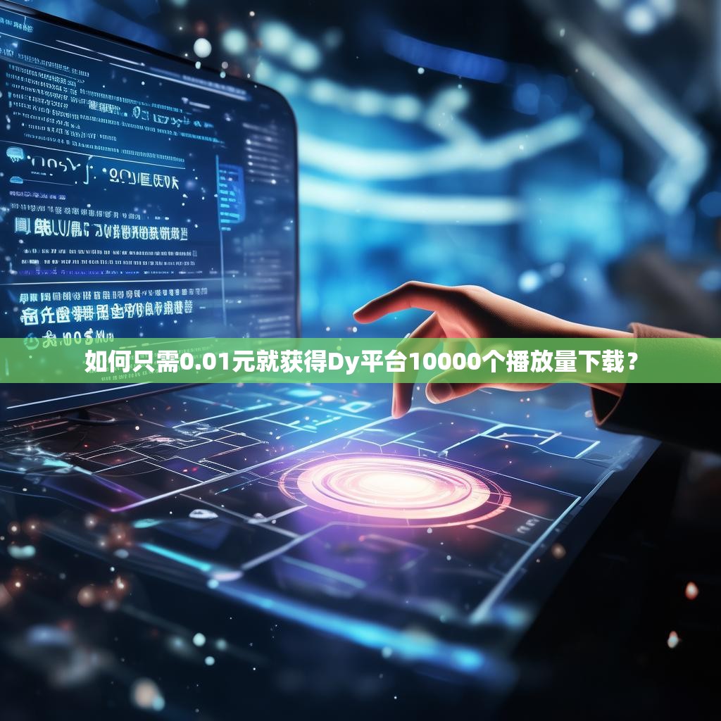 如何只需0.01元就获得Dy平台10000个播放量下载？