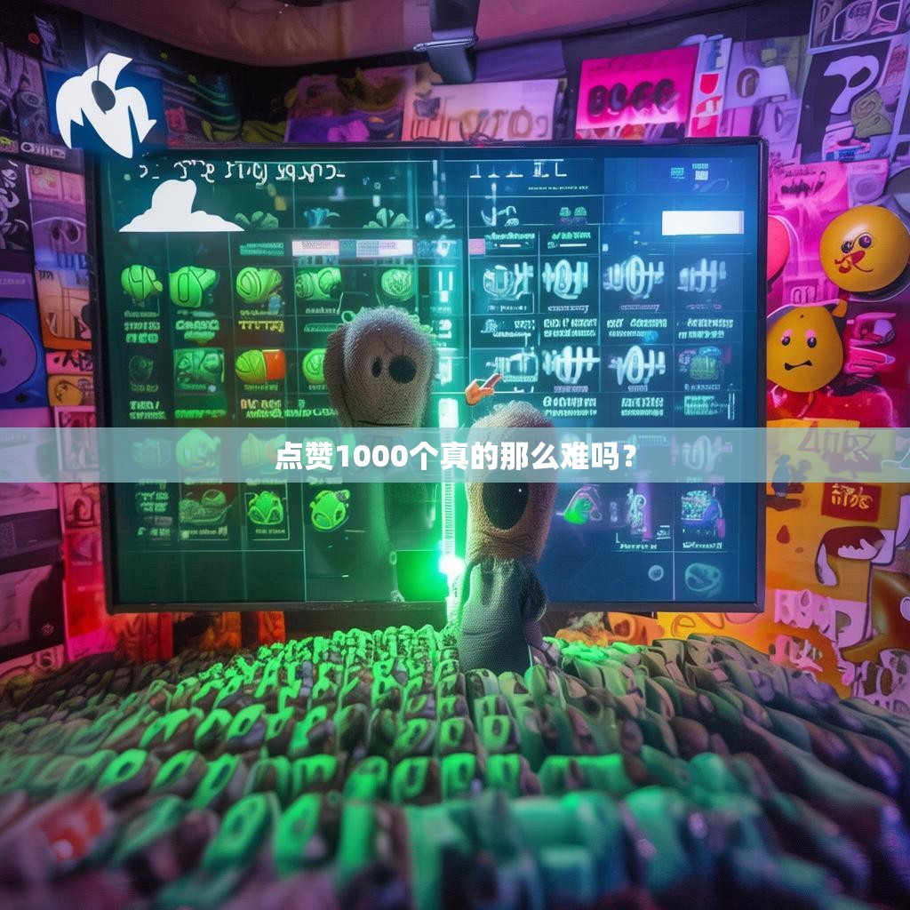 点赞1000个真的那么难吗？