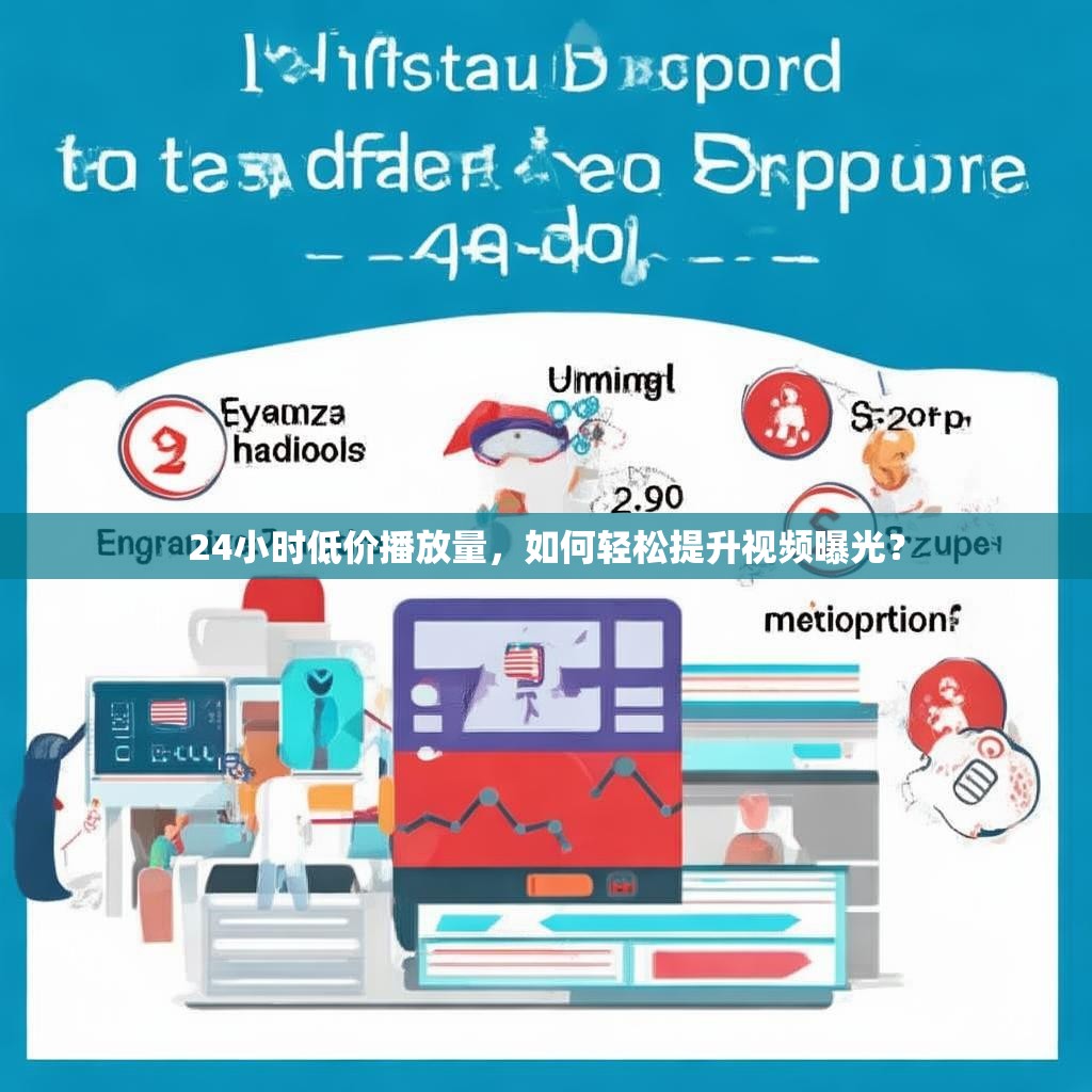 24小时低价播放量，如何轻松提升视频曝光？