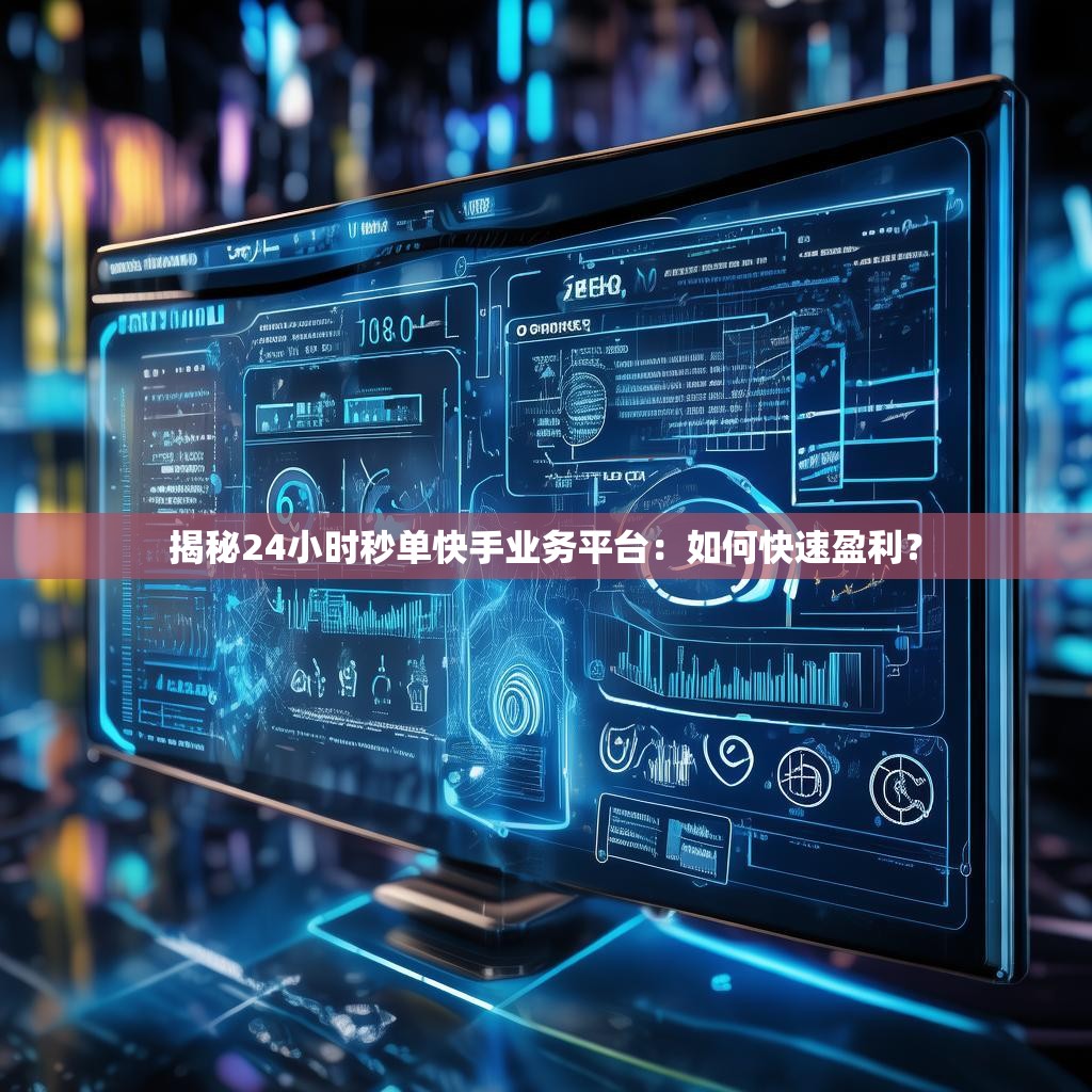 揭秘24小时秒单快手业务平台：如何快速盈利？