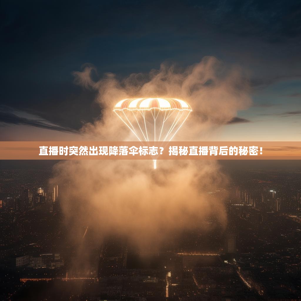 直播时突然出现降落伞标志？揭秘直播背后的秘密！