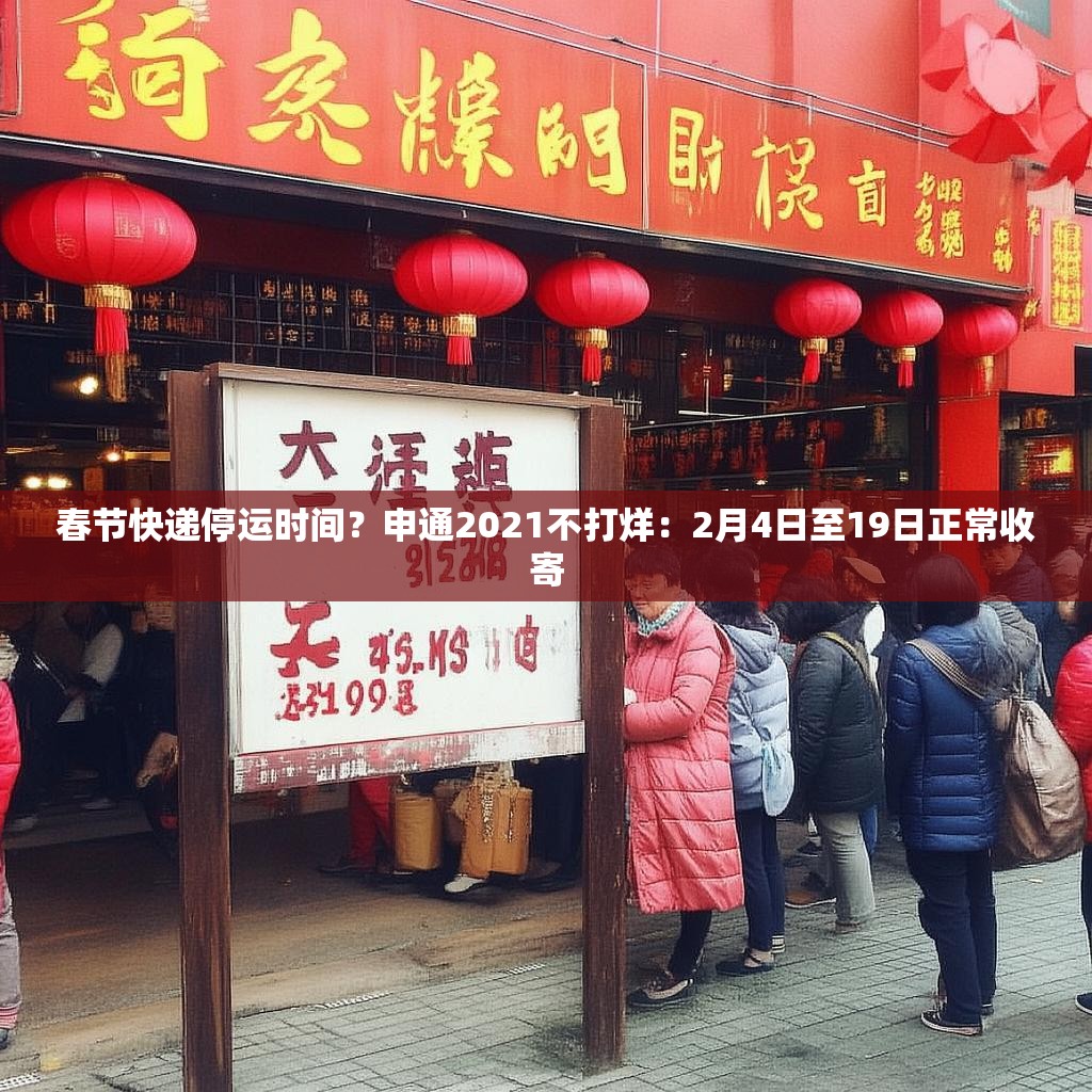 春节快递停运时间？申通2021不打烊：2月4日至19日正常收寄