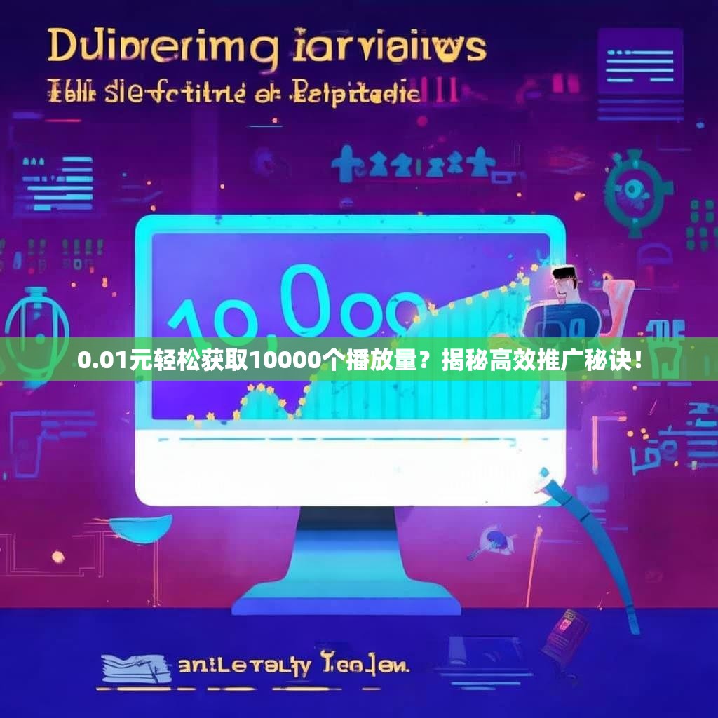 0.01元轻松获取10000个播放量？揭秘高效推广秘诀！