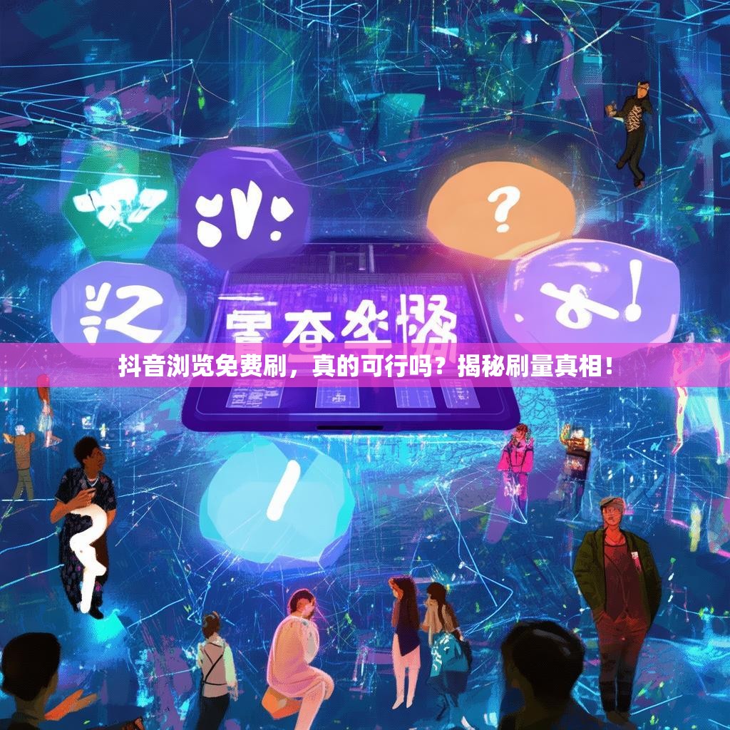 抖音浏览免费刷，真的可行吗？揭秘刷量真相！