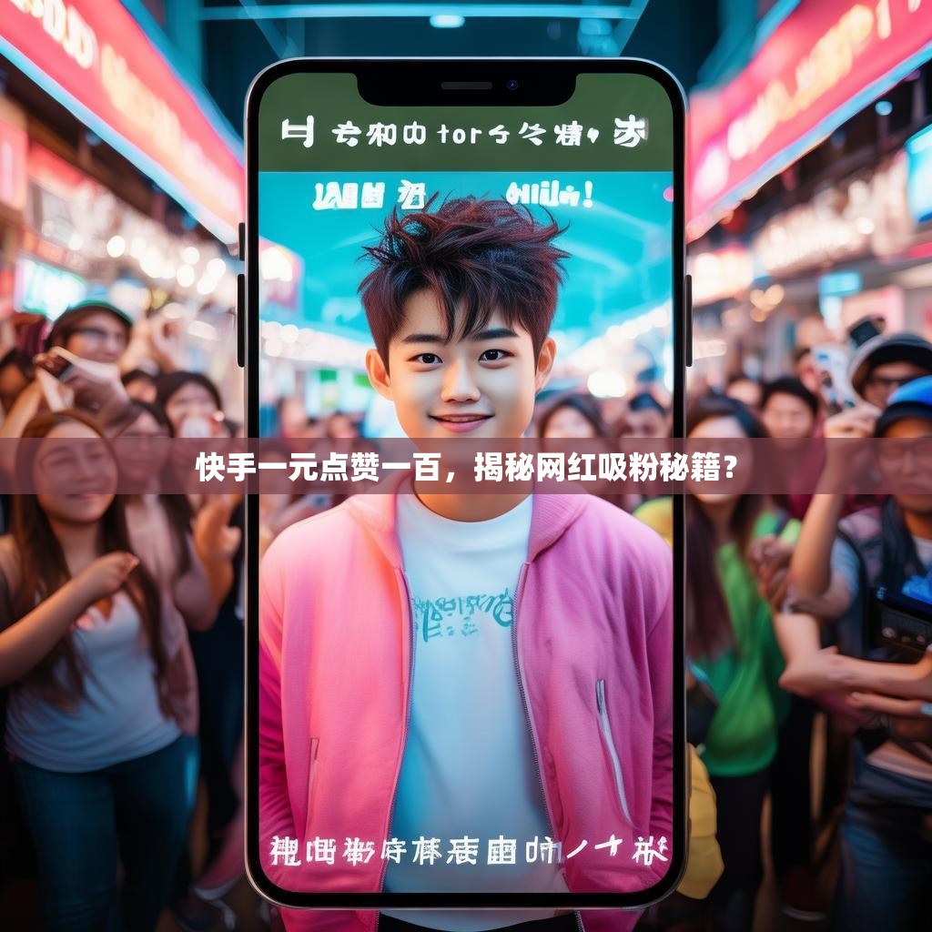 快手一元点赞一百，揭秘网红吸粉秘籍？