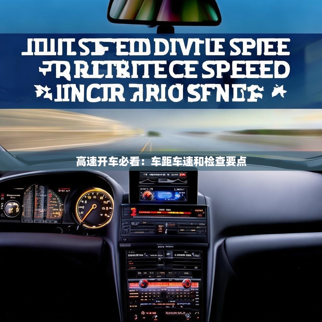 高速开车必看：车距车速和检查要点