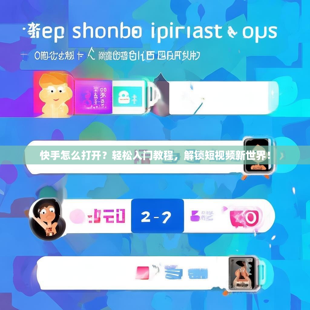 快手怎么打开？轻松入门教程，解锁短视频新世界！