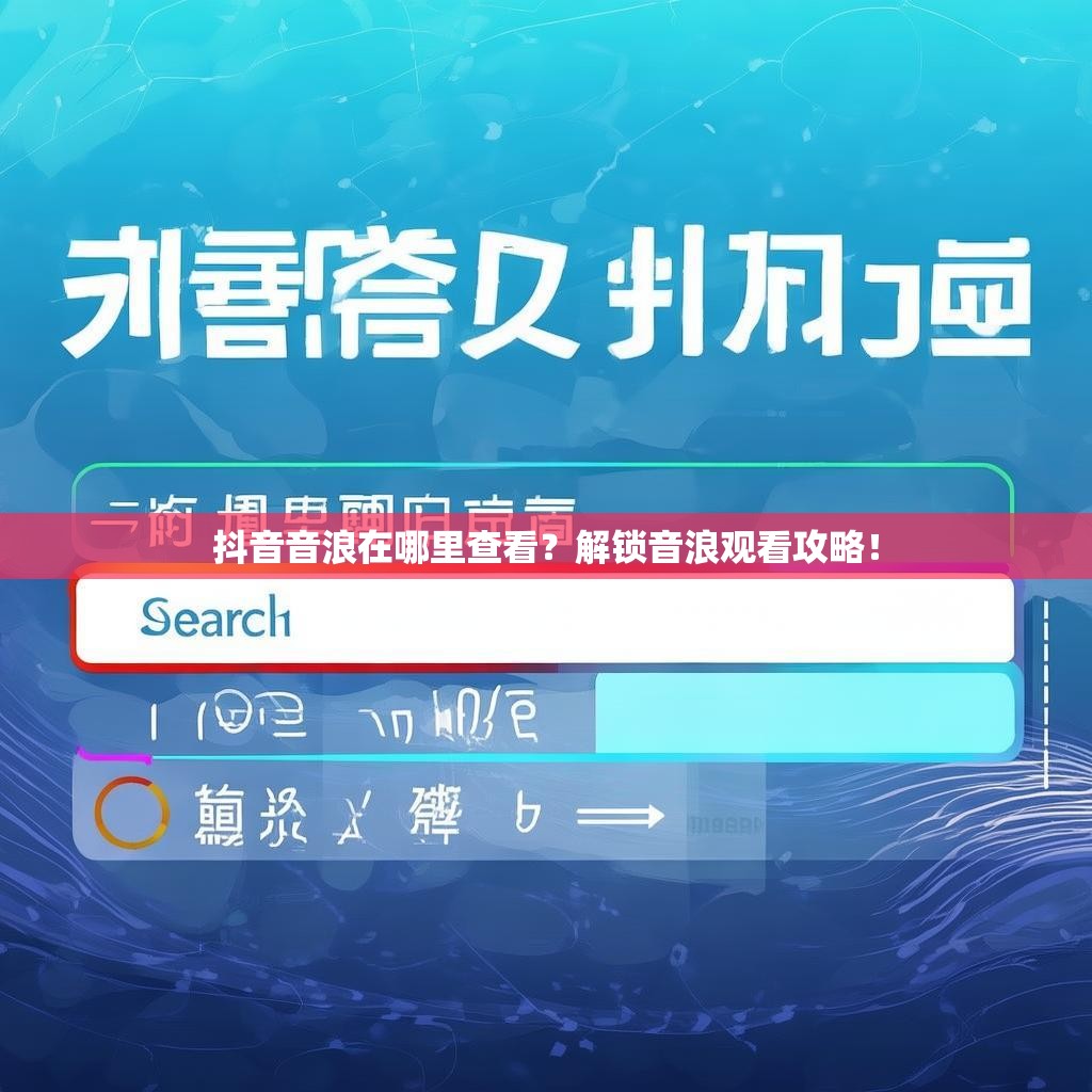 抖音音浪在哪里查看?解锁音浪观看攻略!
