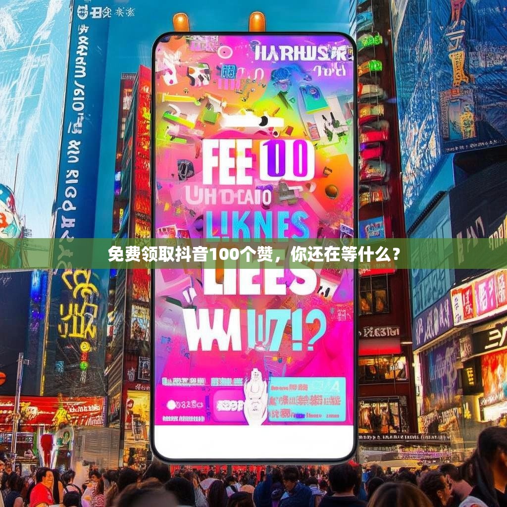 免费领取抖音100个赞,你还在等什么?