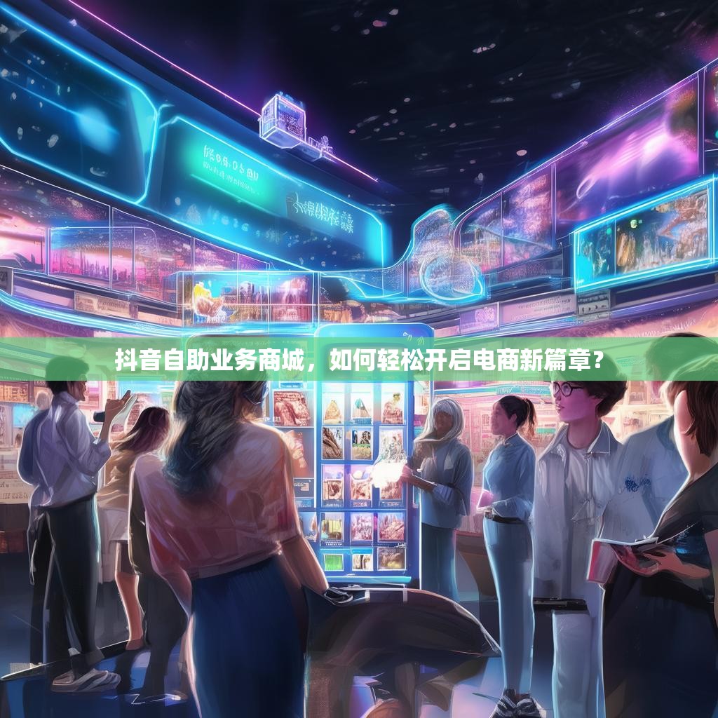 抖音自助业务商城，如何轻松开启电商新篇章？
