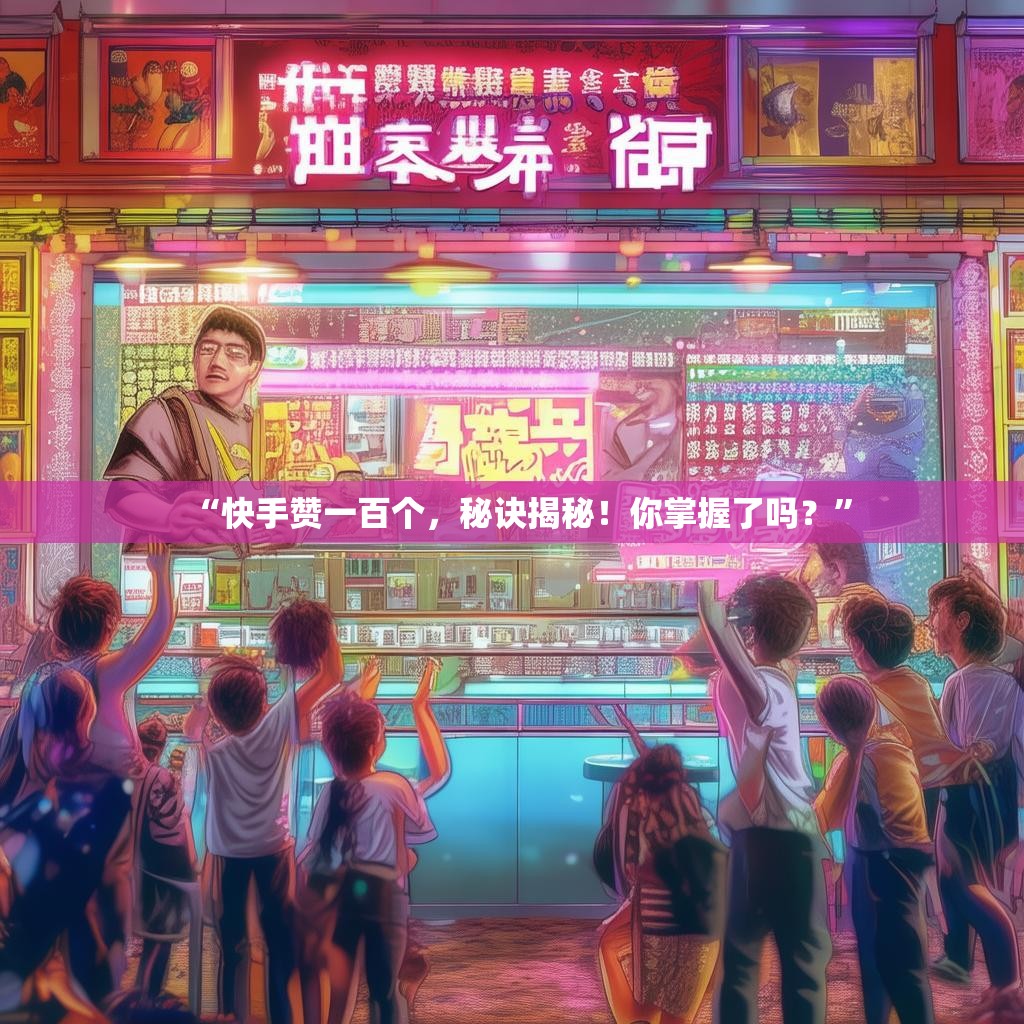 “快手赞一百个,秘诀揭秘!你掌握了吗?”