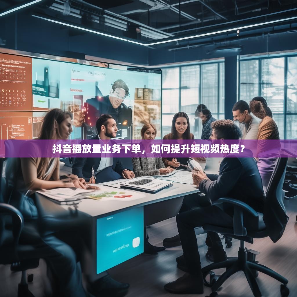 抖音播放量业务下单,如何提升短视频热度?