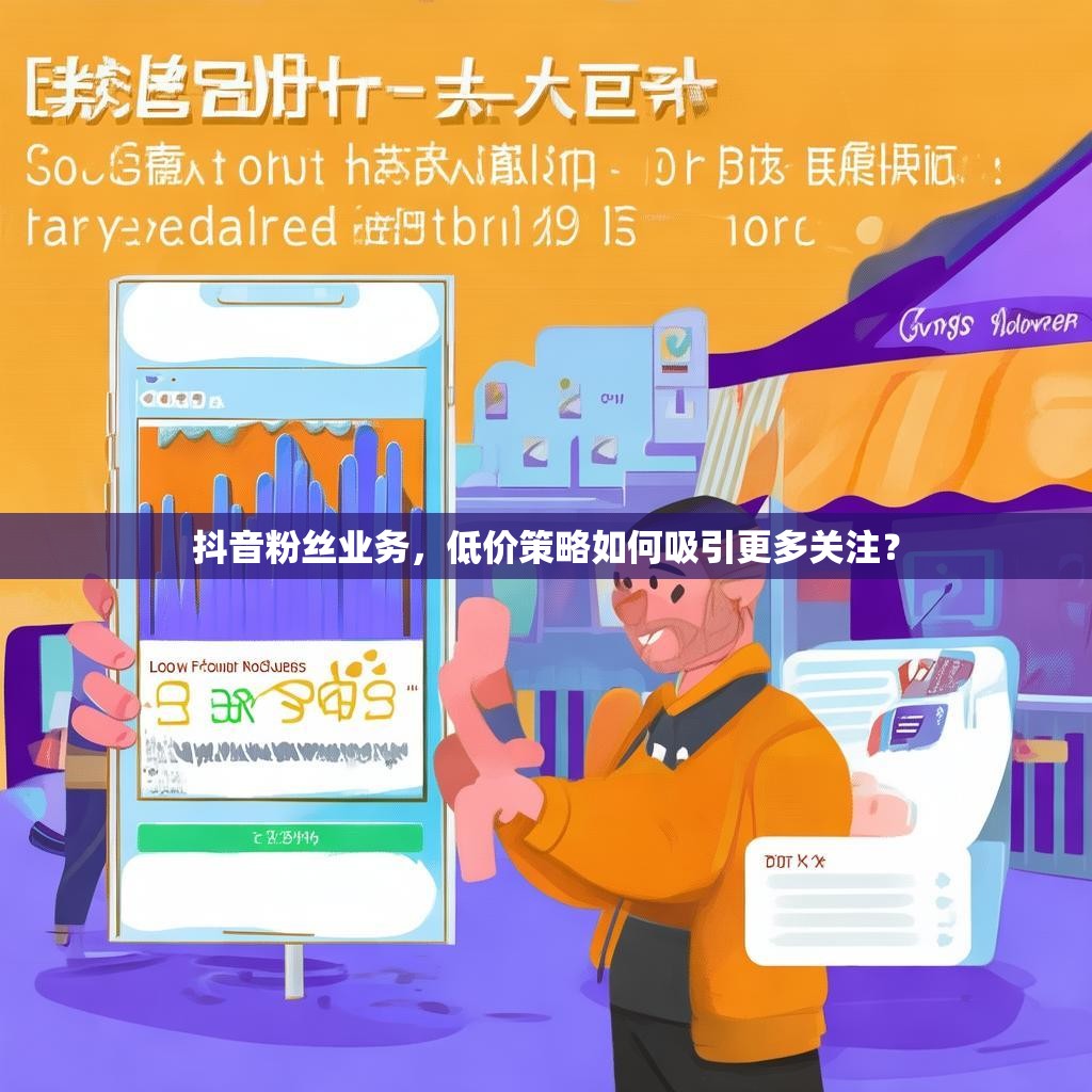 抖音粉丝业务，低价策略如何吸引更多关注？