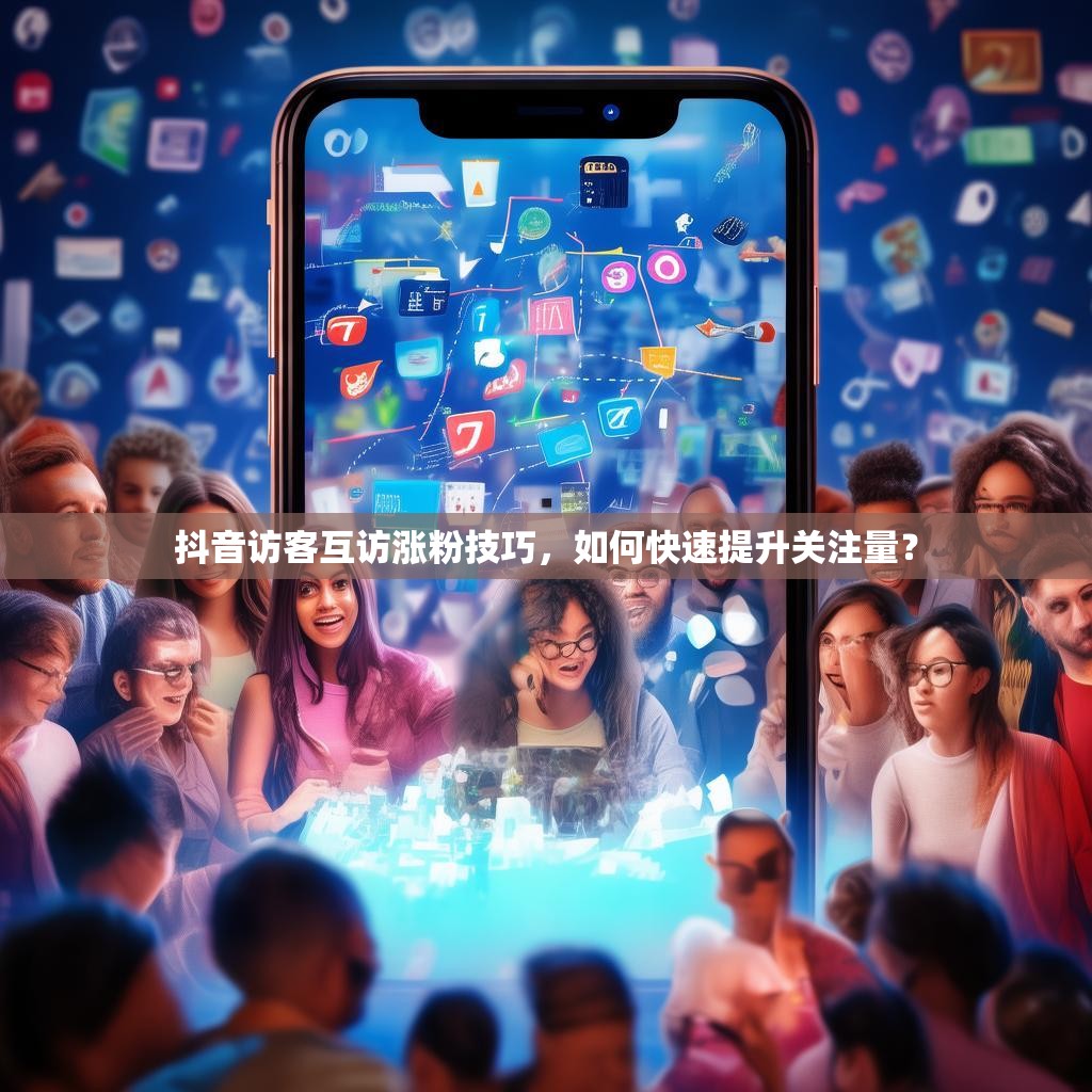抖音访客互访涨粉技巧，如何快速提升关注量？