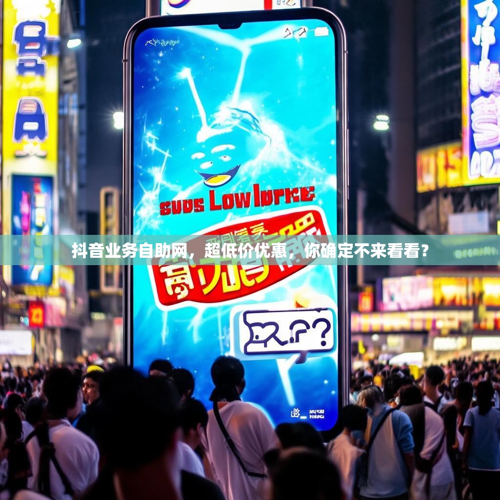 抖音业务自助网，超低价优惠，你确定不来看看？