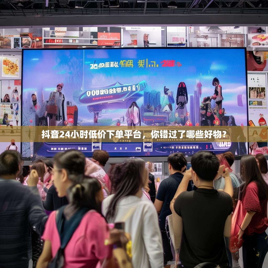 抖音24小时低价下单平台，你错过了哪些好物？