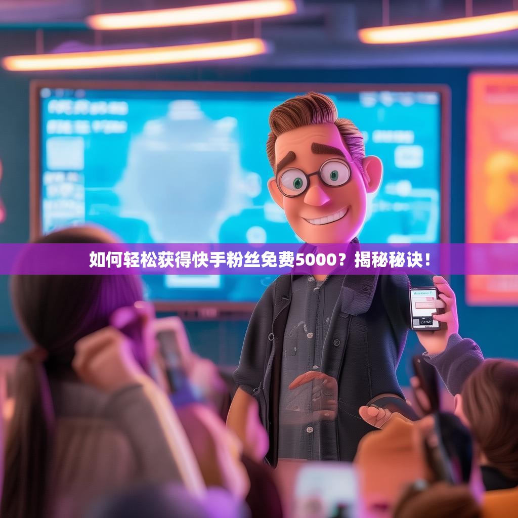 如何轻松获得快手粉丝免费5000？揭秘秘诀！