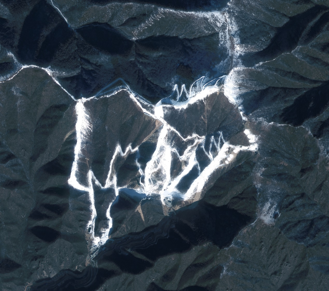 冬奥会场馆抢先看 卫星天眼带你探秘双奥之城