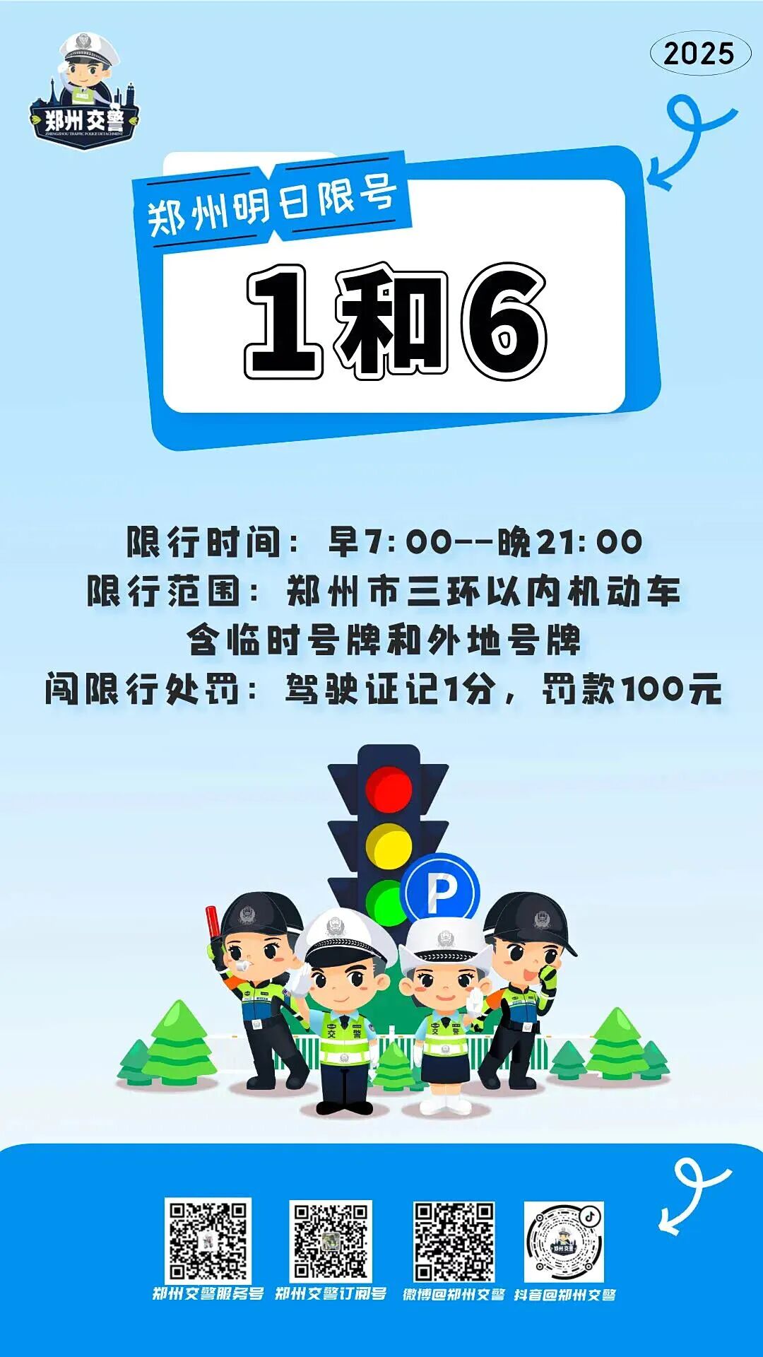 11月17日郑州限行尾号1和6,寒潮大风天出行注意啥