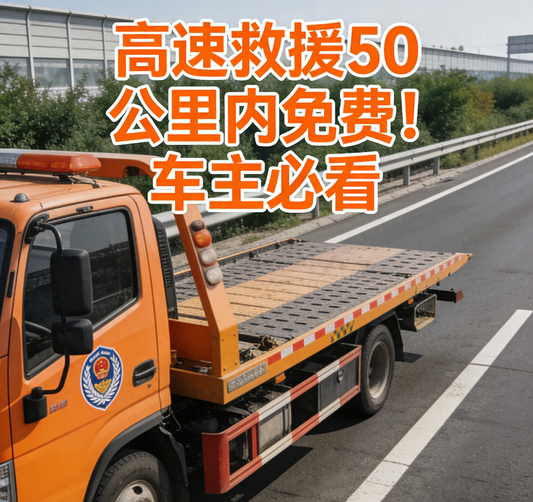高速救援新规！私家车主必看，50公里内这些情况免费